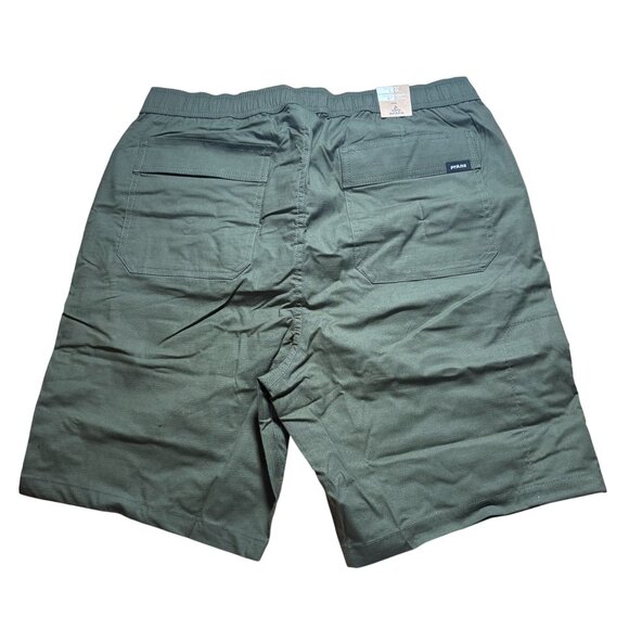 Prana Double Peak E-Waist Standard Fit Short Men's Size Large Cargo Green NWT! - Picture 8 of 9